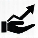 Folyamatos támogatás és nyomon követés ikon